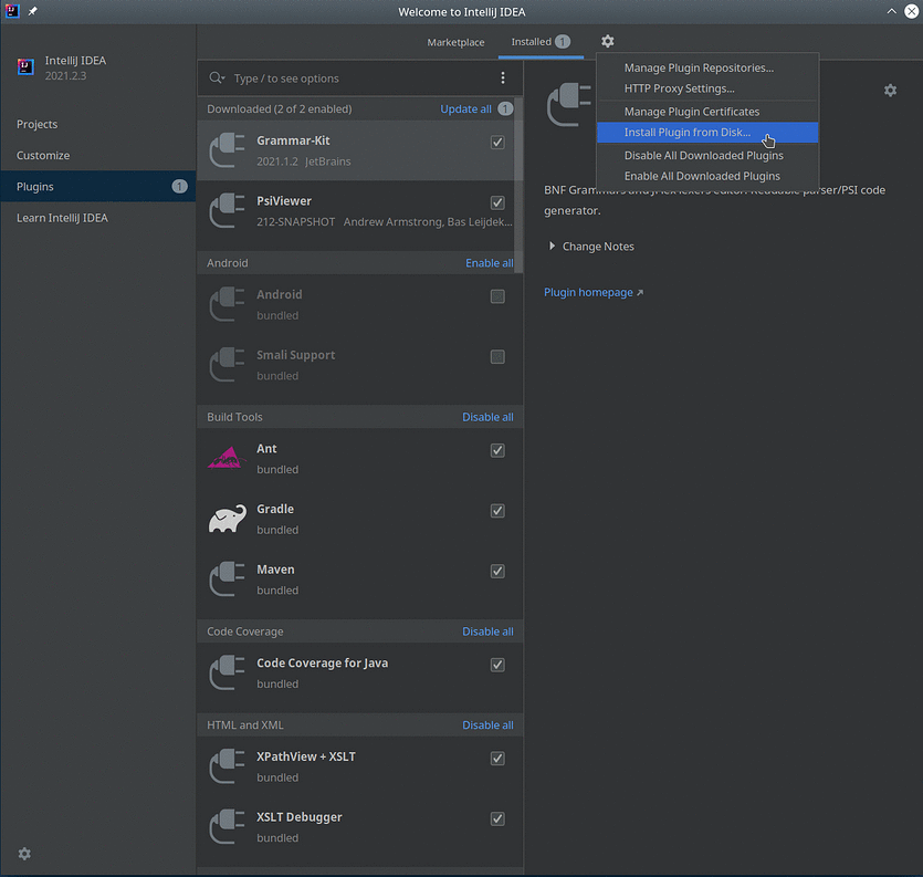 Install Plugin Install plugin