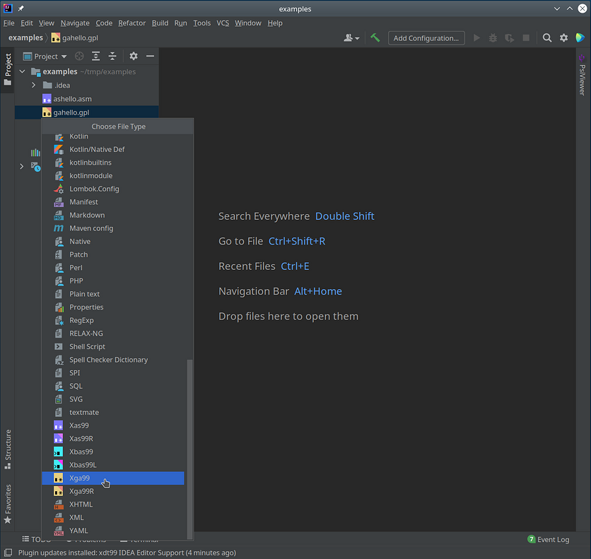 Select file type Select file type