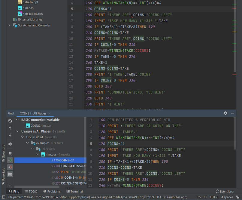 Variable Usages Variable Usages