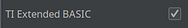 TI BASIC or TI Extended BASIC TI BASIC or TI Extended BASIC